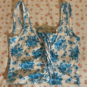 butterfly corset tank